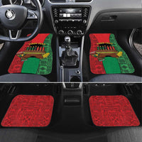 Personalized Happy Kwanzaa Car Mats Kinara With Kente Pattern - Wonder Print Shop