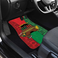 Personalized Happy Kwanzaa Car Mats Kinara With Kente Pattern - Wonder Print Shop