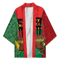 Personalized Happy Kwanzaa Kimono Kinara With Kente Pattern - Wonder Print Shop