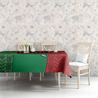 Happy Kwanzaa Tablecloth Kinara With Kente Pattern - Wonder Print Shop