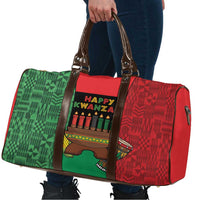 Happy Kwanzaa Travel Bag Kinara With Kente Pattern - Wonder Print Shop