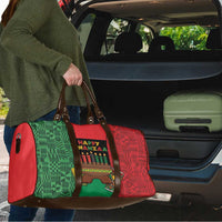 Happy Kwanzaa Travel Bag Kinara With Kente Pattern - Wonder Print Shop