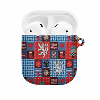 Czech Christmas Patchwork AirPods Case - Wonder Print Shop