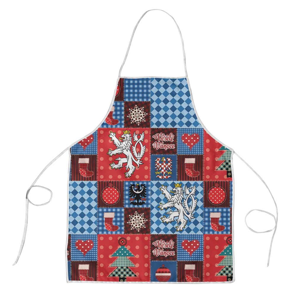 Czech Christmas Patchwork Apron - Wonder Print Shop