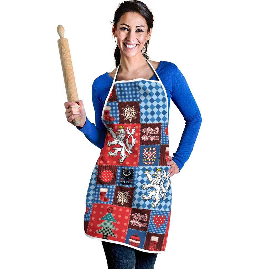 Czech Christmas Patchwork Apron - Wonder Print Shop