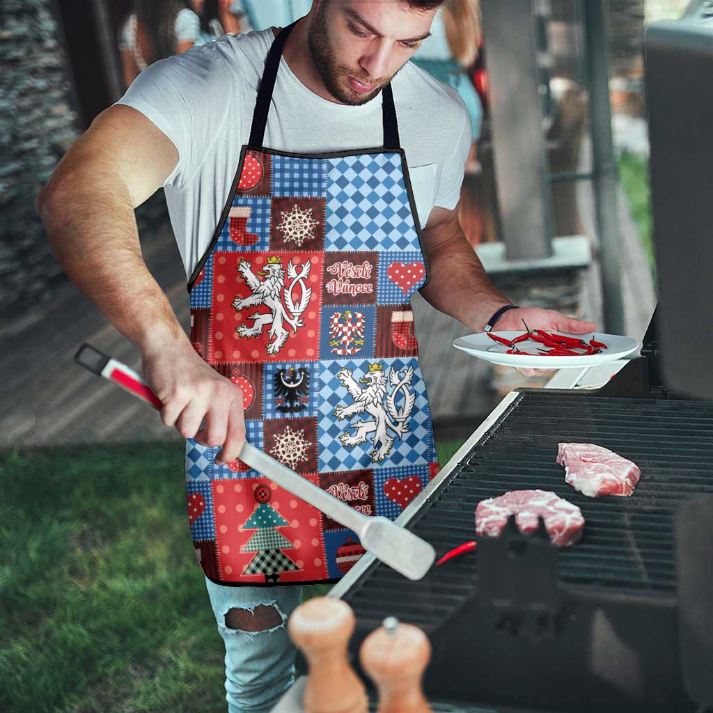 Czech Christmas Patchwork Apron - Wonder Print Shop