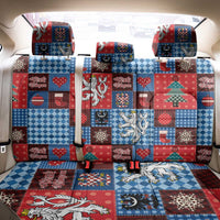 Czech Christmas Patchwork Back Car Seat Cover - Wonder Print Shop