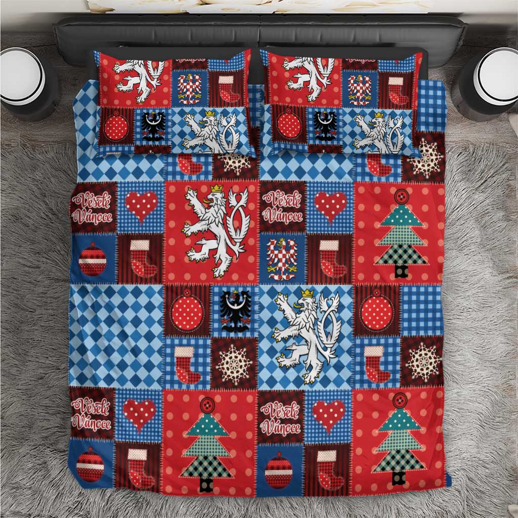 Czech Christmas Patchwork Bedding Set - Wonder Print Shop