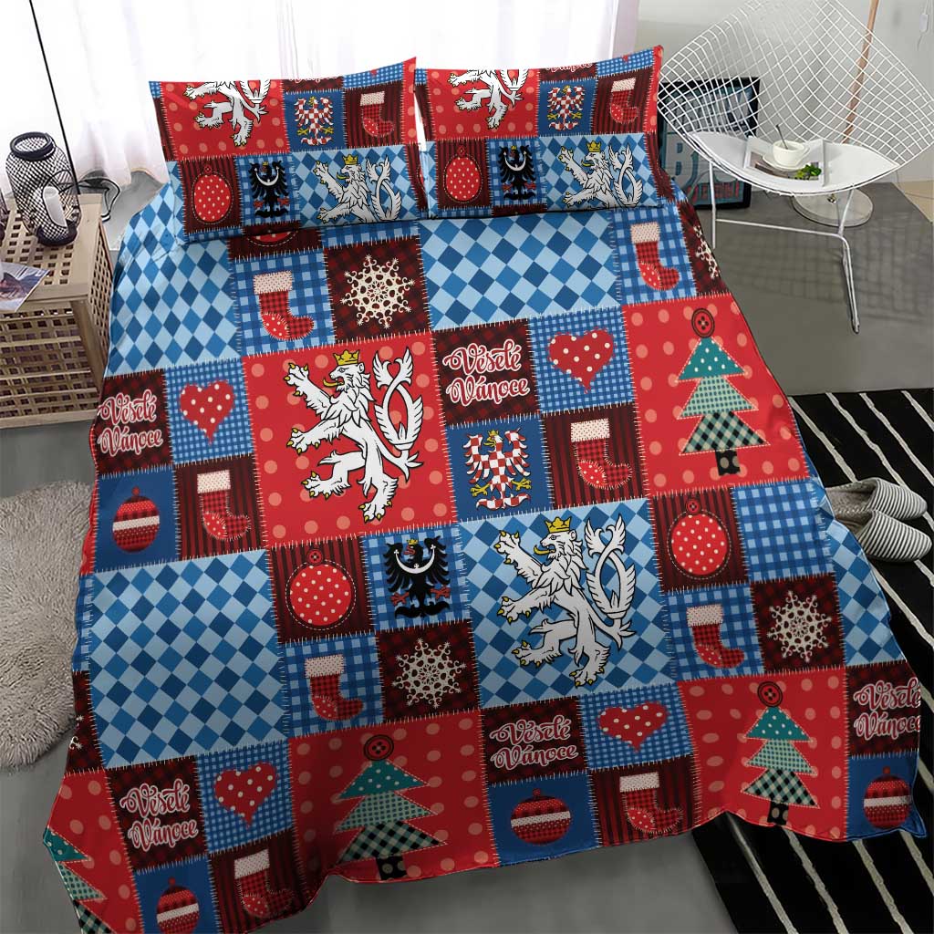 Czech Christmas Patchwork Bedding Set - Wonder Print Shop