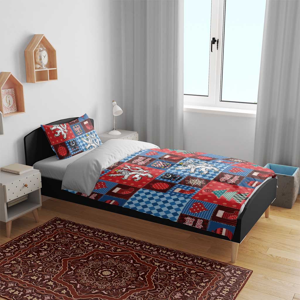 Czech Christmas Patchwork Bedding Set - Wonder Print Shop