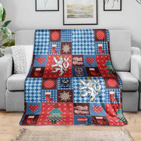 Czech Christmas Patchwork Blanket - Wonder Print Shop