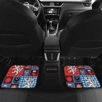 Czech Christmas Patchwork Car Mats - Wonder Print Shop