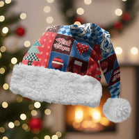 Czech Christmas Patchwork Christmas Santa Hat - Wonder Print Shop