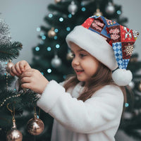Czech Christmas Patchwork Christmas Santa Hat - Wonder Print Shop