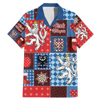 Czech Christmas Patchwork Family Matching Mermaid Dress and Hawaiian Shirt - Wonder Print Shop
