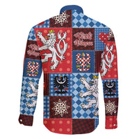 Czech Christmas Patchwork Family Matching Puletasi and Hawaiian Shirt - Wonder Print Shop