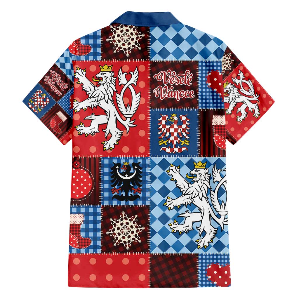 Czech Christmas Patchwork Family Matching Summer Maxi Dress and Hawaiian Shirt - Wonder Print Shop