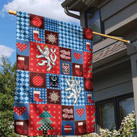 Czech Christmas Patchwork Garden Flag - Wonder Print Shop