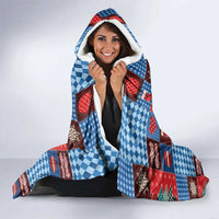 Czech Christmas Patchwork Hooded Blanket - Wonder Print Shop