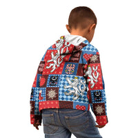 Czech Christmas Patchwork Kid Hoodie - Wonder Print Shop