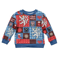 Czech Christmas Patchwork Kid Ugly Christmas Sweater - Wonder Print Shop
