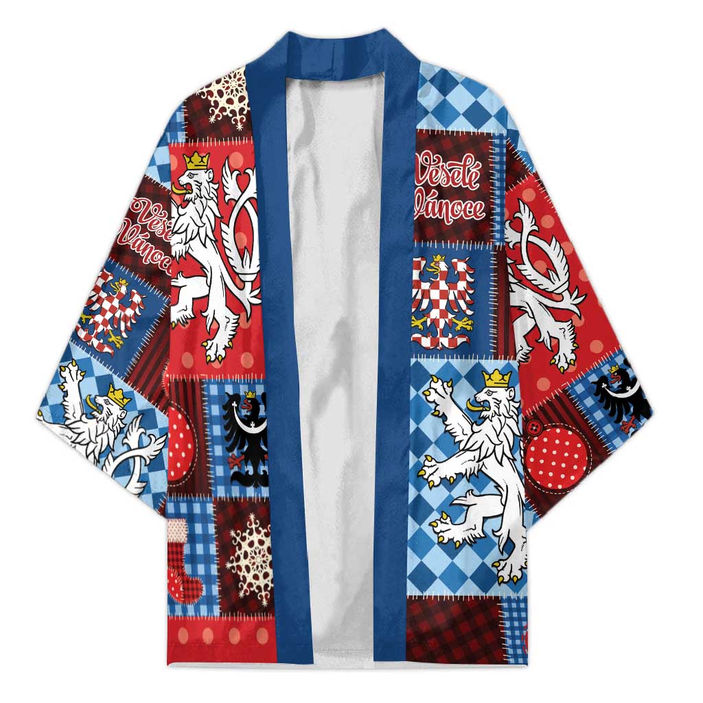 Czech Christmas Patchwork Kimono - Wonder Print Shop