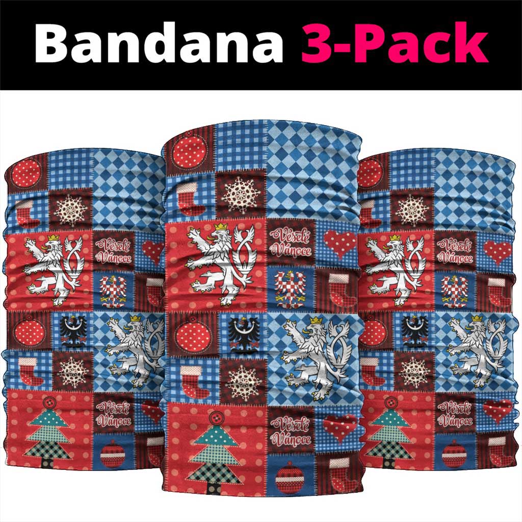 Czech Christmas Patchwork Neck Gaiter - Wonder Print Shop