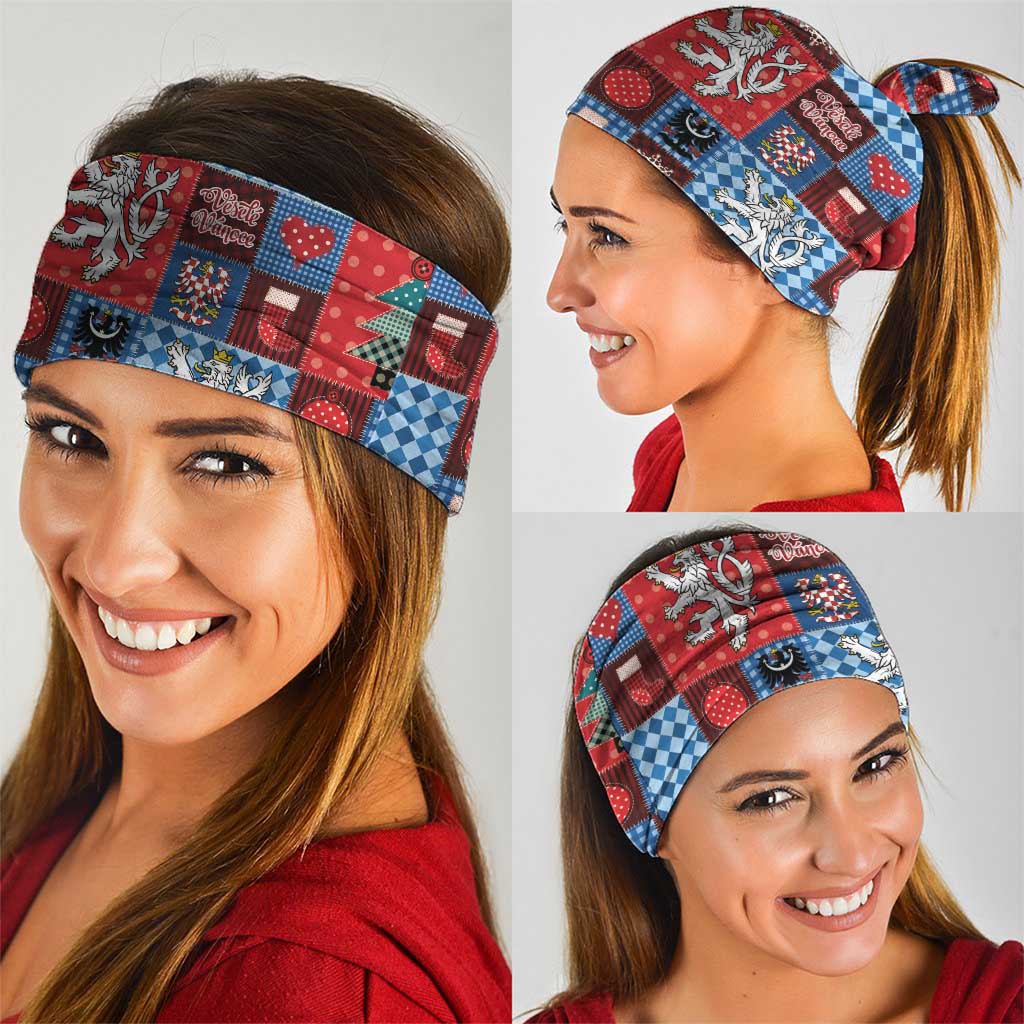 Czech Christmas Patchwork Neck Gaiter - Wonder Print Shop