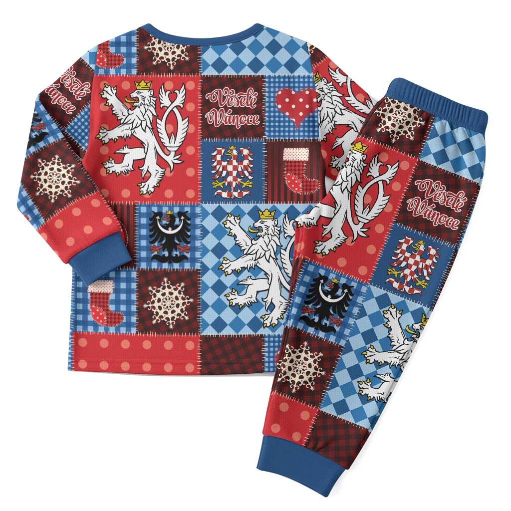 Czech Christmas Patchwork Christmas Pajama Set - Wonder Print Shop