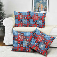 Czech Christmas Patchwork Pillow Cover - Wonder Print Shop