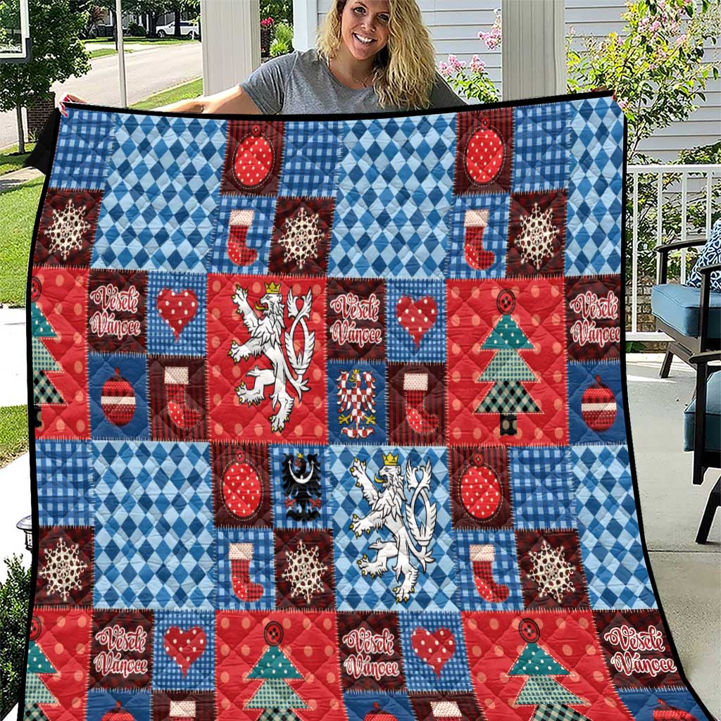 Czech Christmas Patchwork Quilt - Wonder Print Shop