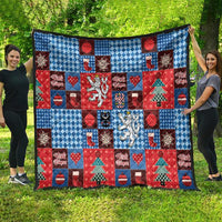 Czech Christmas Patchwork Quilt - Wonder Print Shop