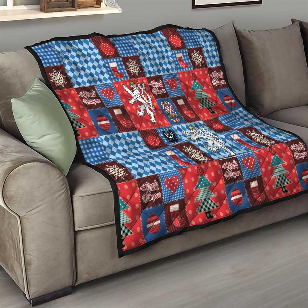 Czech Christmas Patchwork Quilt - Wonder Print Shop