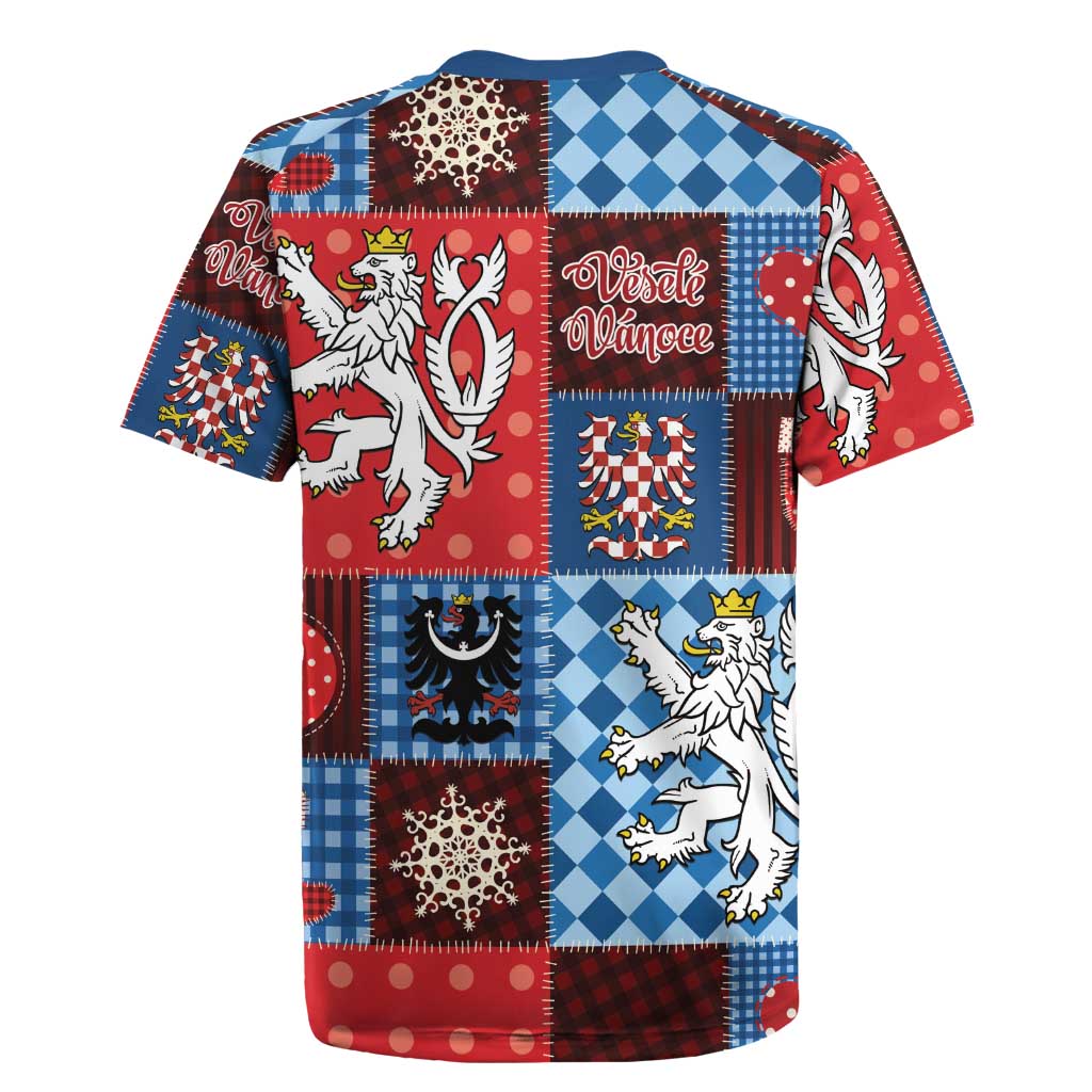 Czech Christmas Patchwork Rugby Jersey - Wonder Print Shop
