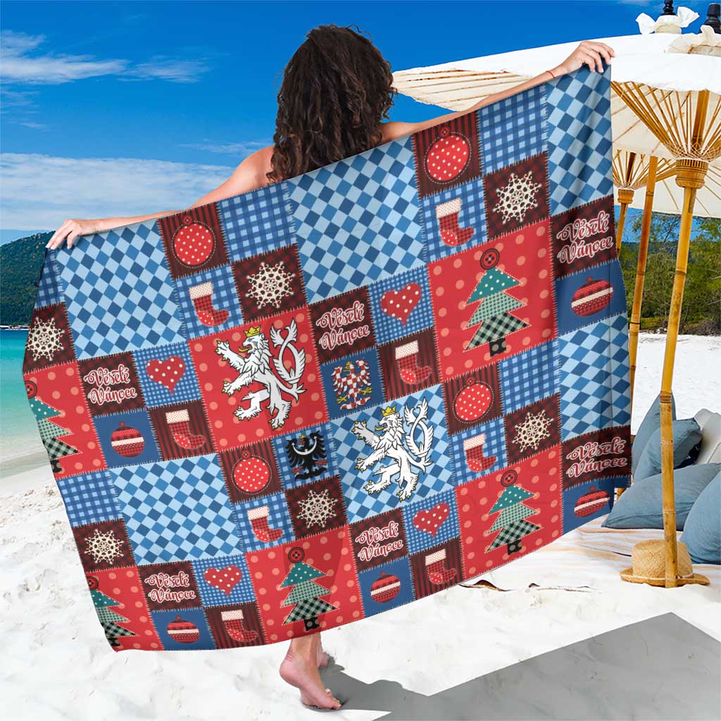 Czech Christmas Patchwork Sarong - Wonder Print Shop