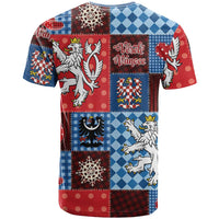 Czech Christmas Patchwork T Shirt - Wonder Print Shop
