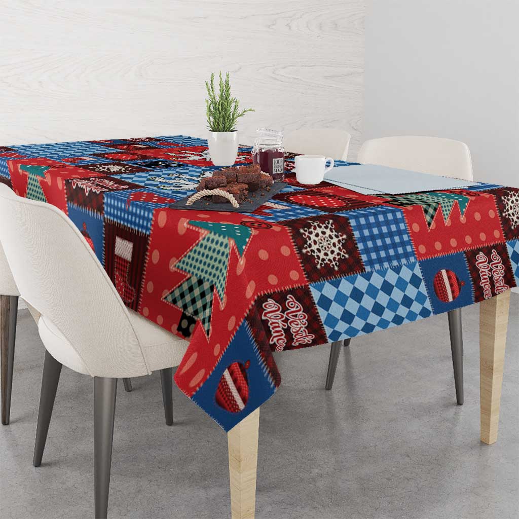 Czech Christmas Patchwork Tablecloth - Wonder Print Shop