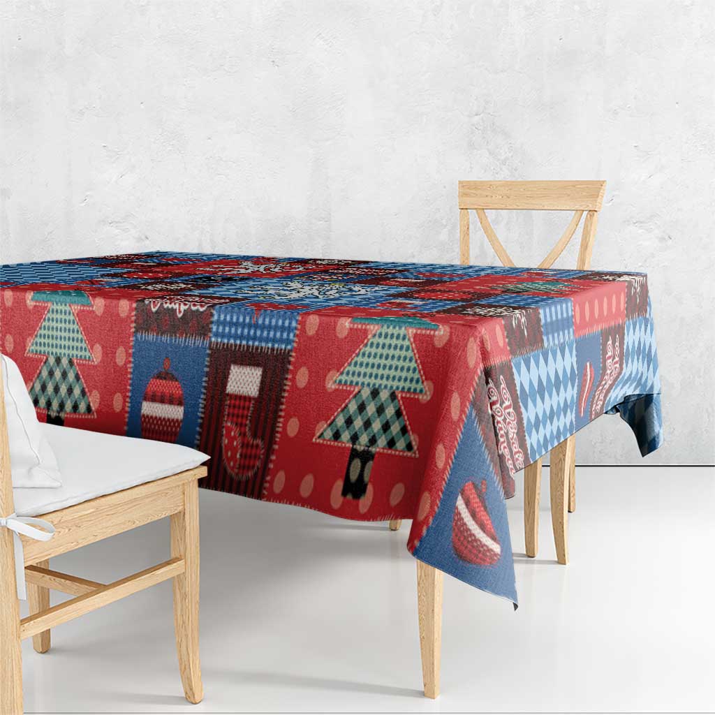 Czech Christmas Patchwork Tablecloth - Wonder Print Shop