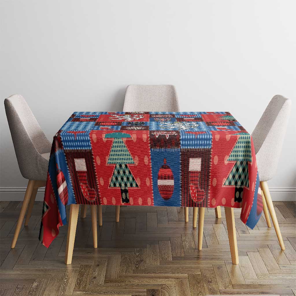 Czech Christmas Patchwork Tablecloth - Wonder Print Shop
