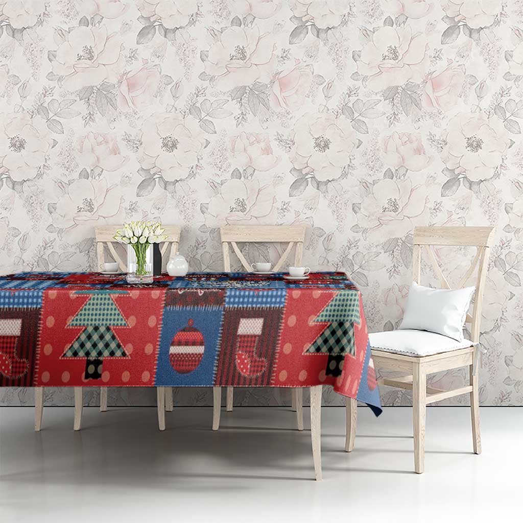 Czech Christmas Patchwork Tablecloth - Wonder Print Shop