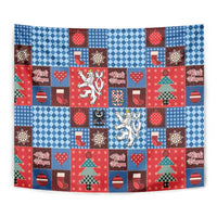 Czech Christmas Patchwork Tapestry - Wonder Print Shop