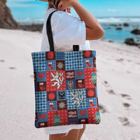 Czech Christmas Patchwork Tote Bag - Wonder Print Shop