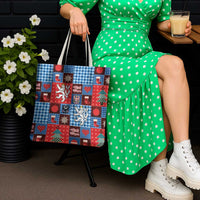 Czech Christmas Patchwork Tote Bag - Wonder Print Shop