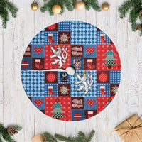 Czech Christmas Patchwork Tree Skirt - Wonder Print Shop