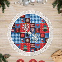 Czech Christmas Patchwork Tree Skirt - Wonder Print Shop