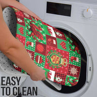 Wales Christmas Patchwork Bathroom Set - Wonder Print Shop
