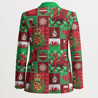 Wales Christmas Patchwork Blazer - Wonder Print Shop