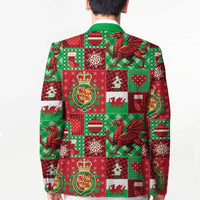 Wales Christmas Patchwork Blazer - Wonder Print Shop