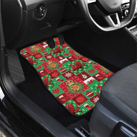 Wales Christmas Patchwork Car Mats - Wonder Print Shop