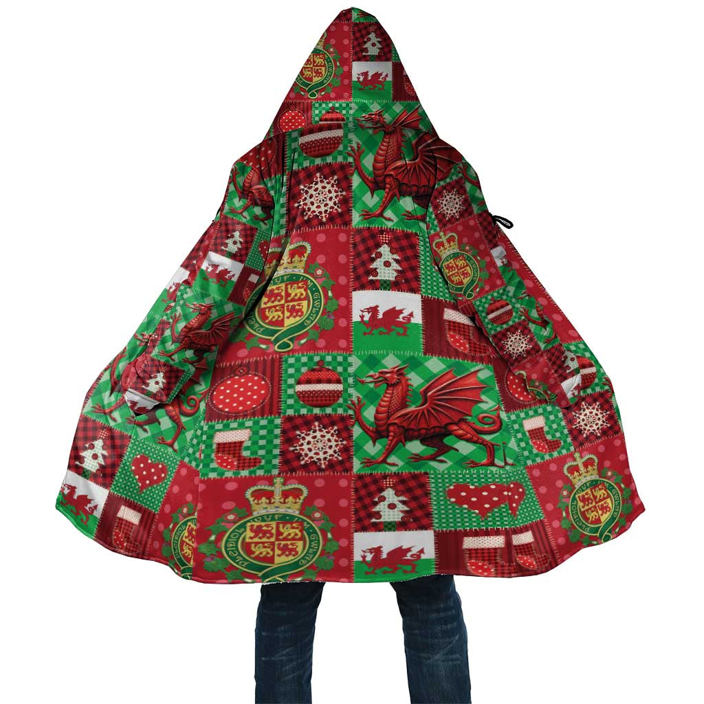 Wales Christmas Patchwork Cloak - Wonder Print Shop